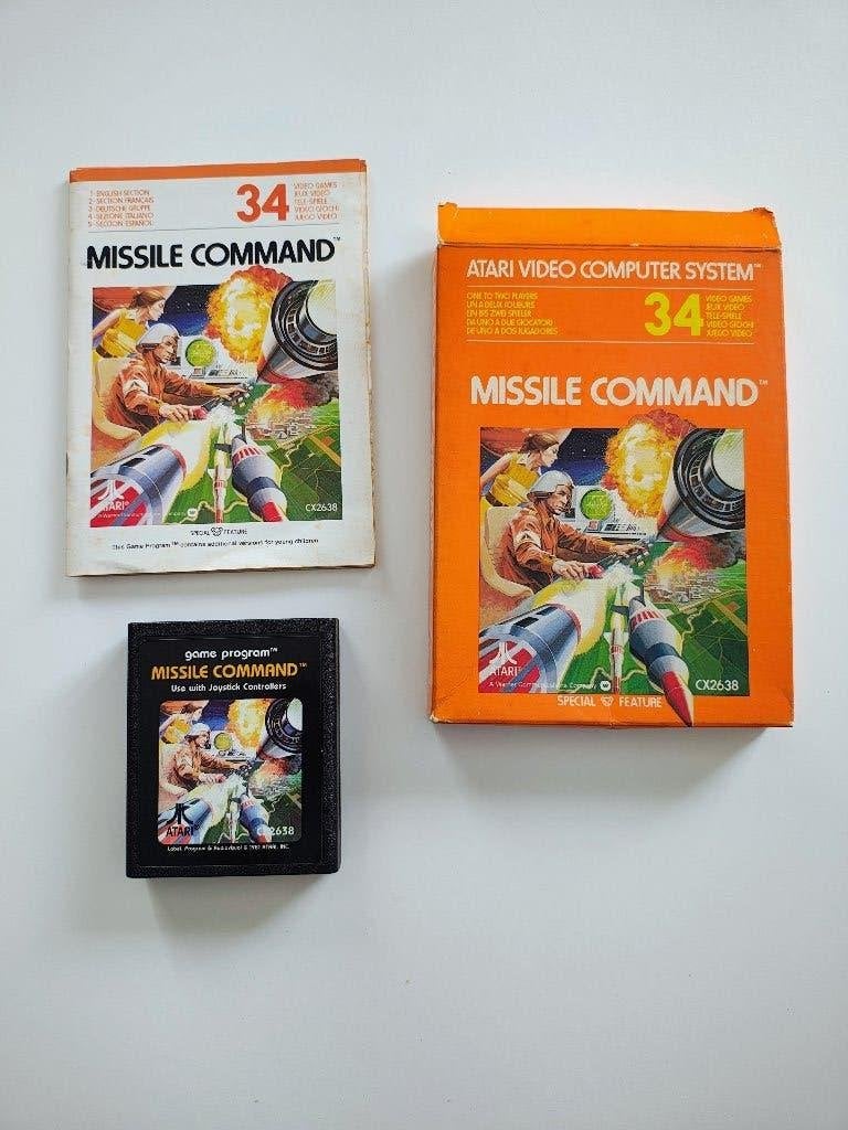 Atari game - Missile Command, Games en Spelcomputers, Games | Atari, Gebruikt, Atari 2600, Ophalen of Verzenden