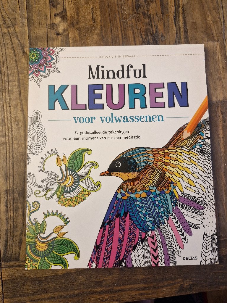 Kleurboek Mindful kleuren, Ophalen of Verzenden, Gebruikt, Overige typen