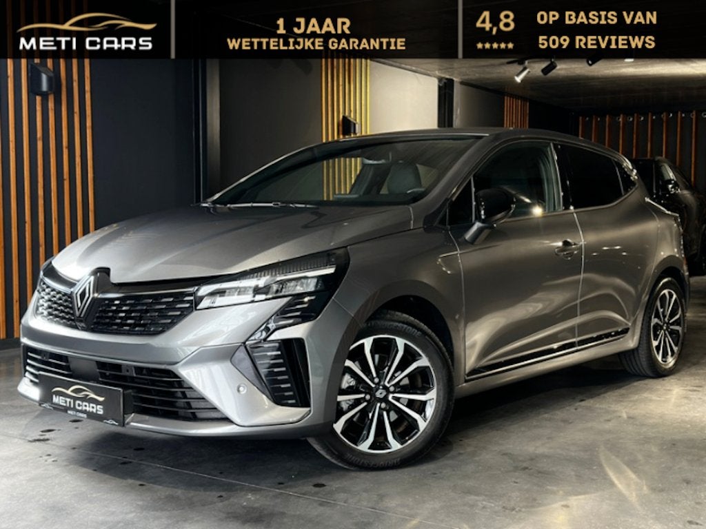 Renault Clio Hybrid 1.6i E-TECH | 360 | Carplay | Croisière, Argent ou Gris, Achat, Euro 6, Entreprise