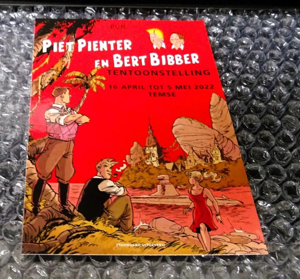 Promotiekaart piet pienter en bert bibber  Temse - 2022, Ophalen of Verzenden