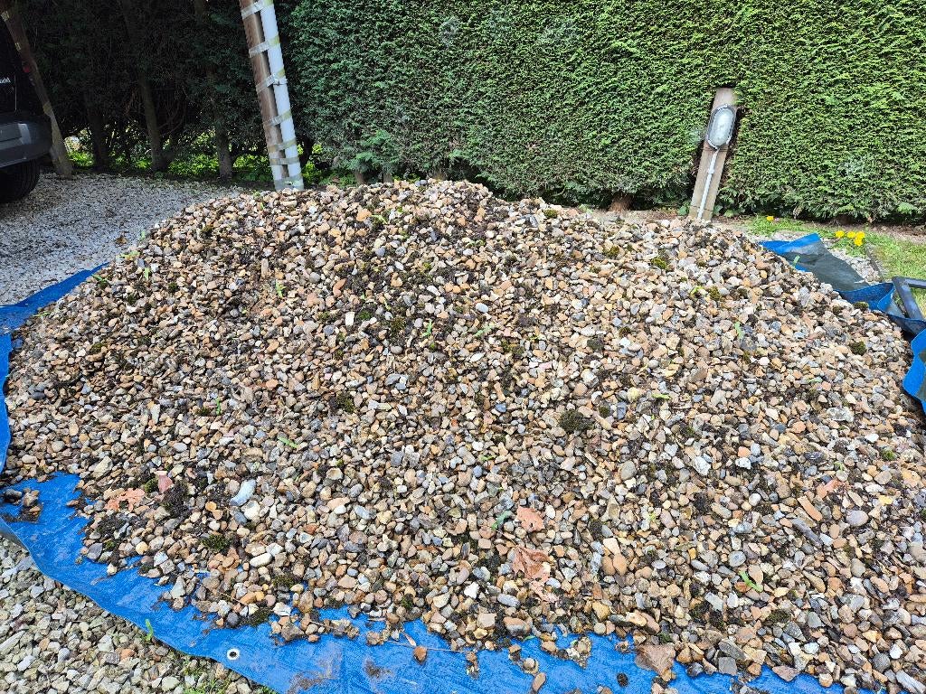 Gratis keien, Tuin en Terras, Ophalen, Gebruikt, Multi, Kei