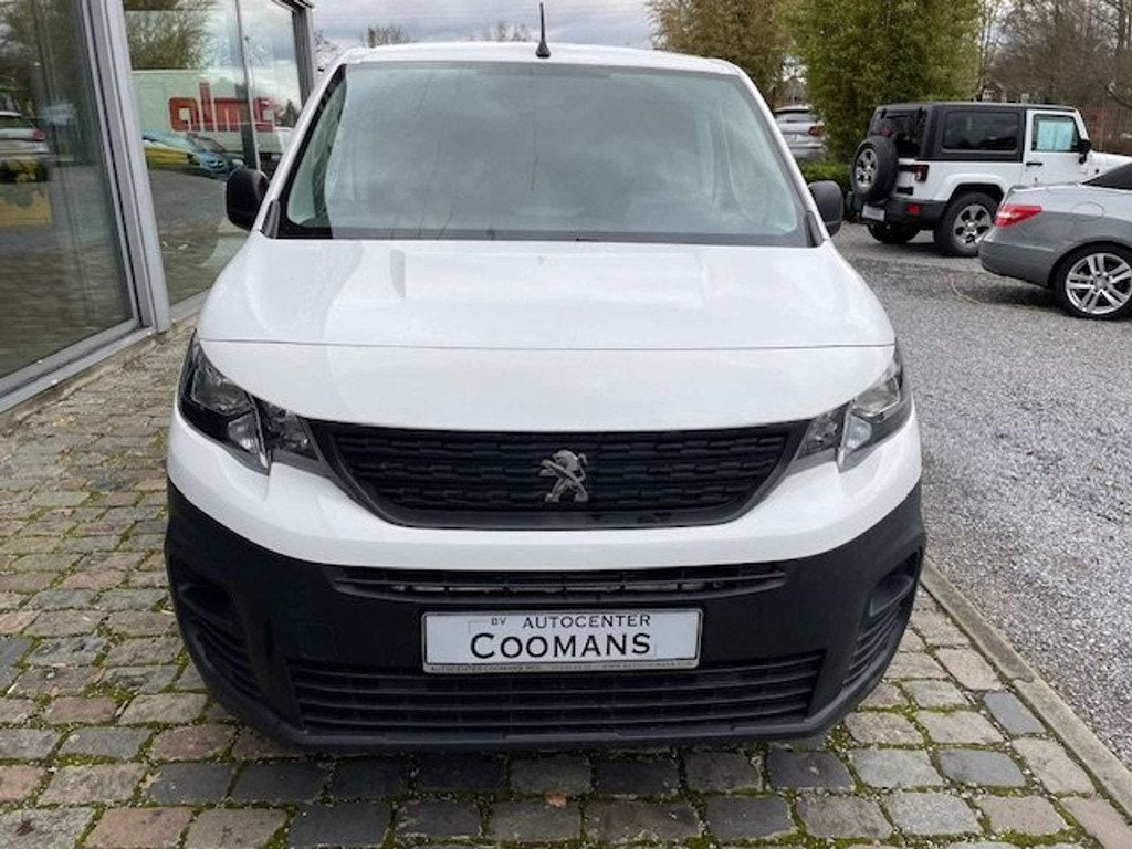 Peugeot Partner 1.5 hdi 3 ZIT AIRCO 12.355+BTW (bj 2020), Gebruikt, Wit, Bedrijf, 5 deurs