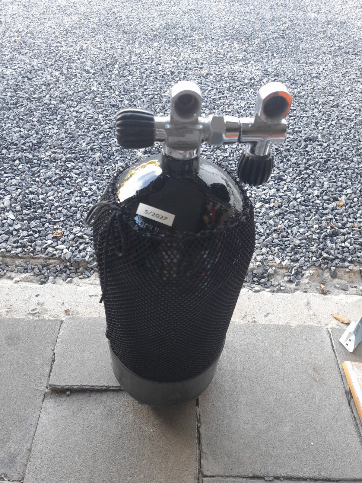 12L fles 232Bar met dubbele kraan, Watersport en Boten, Duiken, Ophalen