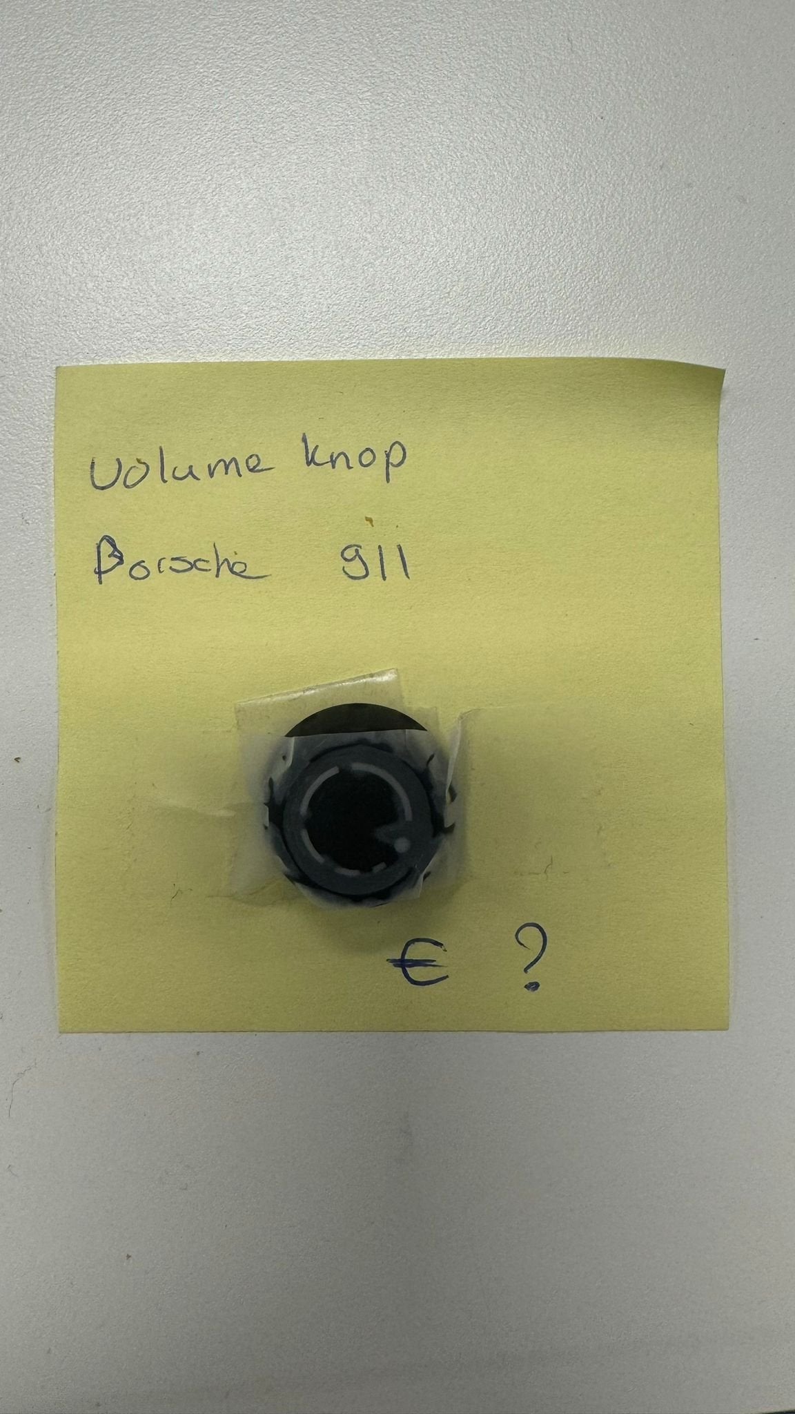 Volume knop Porsche 911, -, -, Porsche, Nieuw