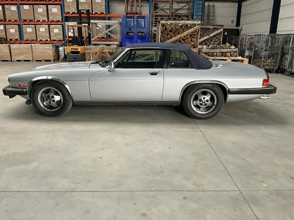 JAGUAR XJSC 1986, Auto's, Oldtimers, Particulier, Jaguar, Benzine, Cabriolet, 2 deurs, Automaat, Zilver of Grijs, Grijs, Leder