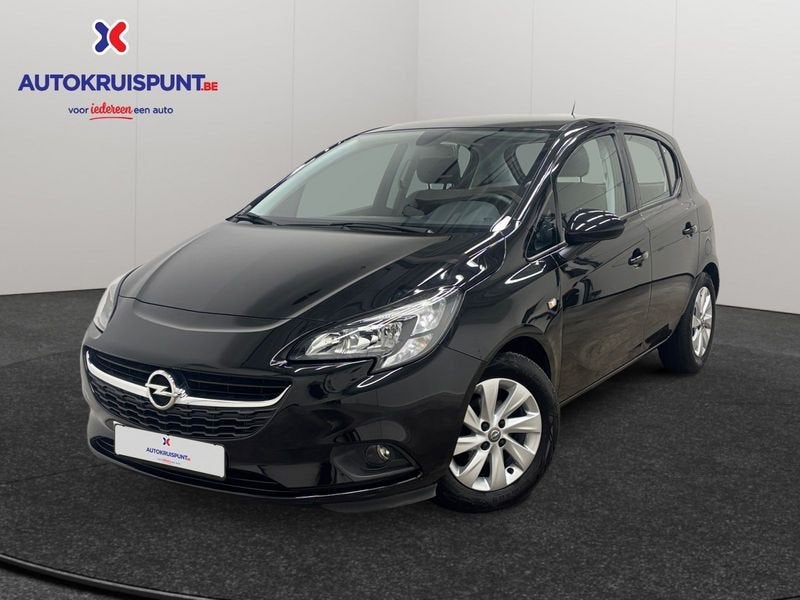 Opel Corsa 1.2 Enjoy GPS Airco Apple Carplay Android Auto, Autos, Achat, Euro 6, Boîte manuelle, Noir