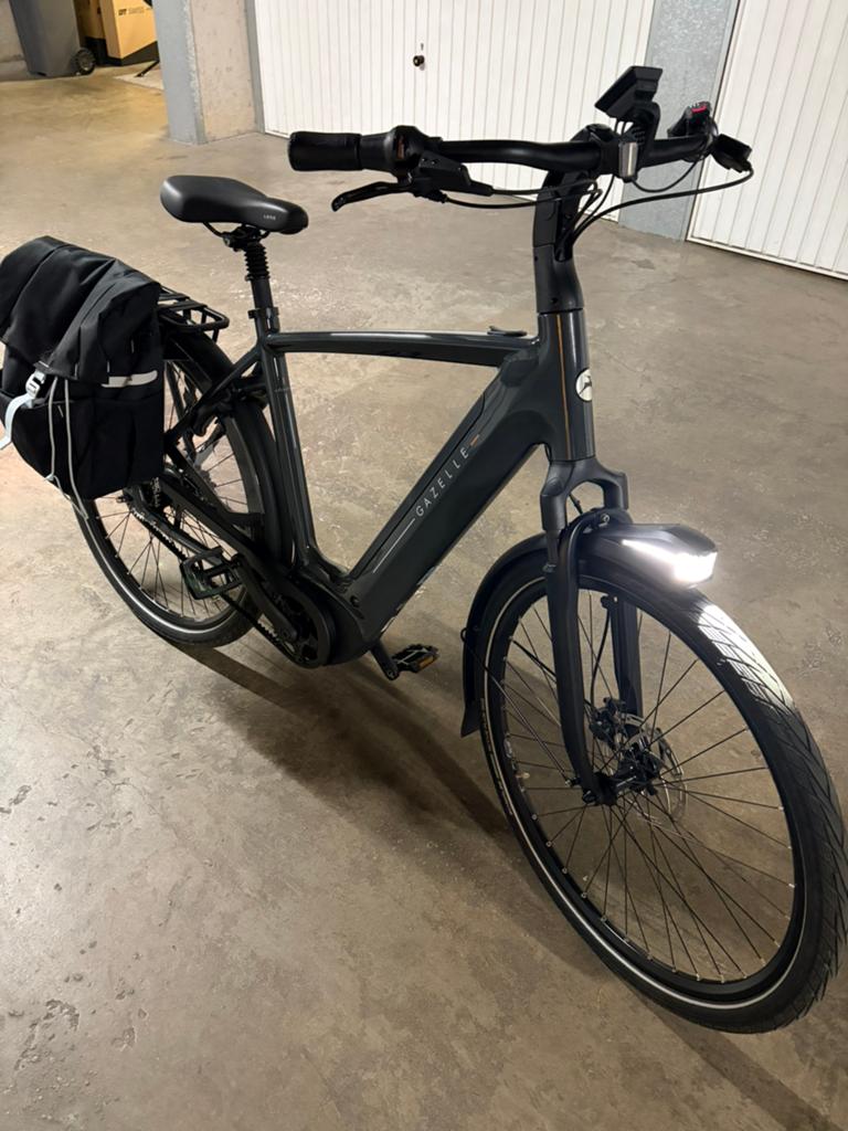 Zgan Gazelle Grenoble maat 57, Fietsen en Brommers, Elektrische fietsen, Ophalen, Zo goed als nieuw, Gazelle