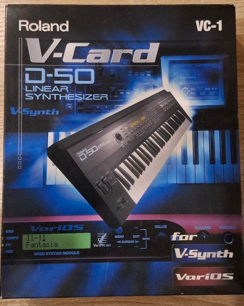 Roland VC-1 (V-Card D-50) [New Old Stock], Muziek en Instrumenten, Synthesizers, Ophalen of Verzenden, Nieuw, Overige aantallen