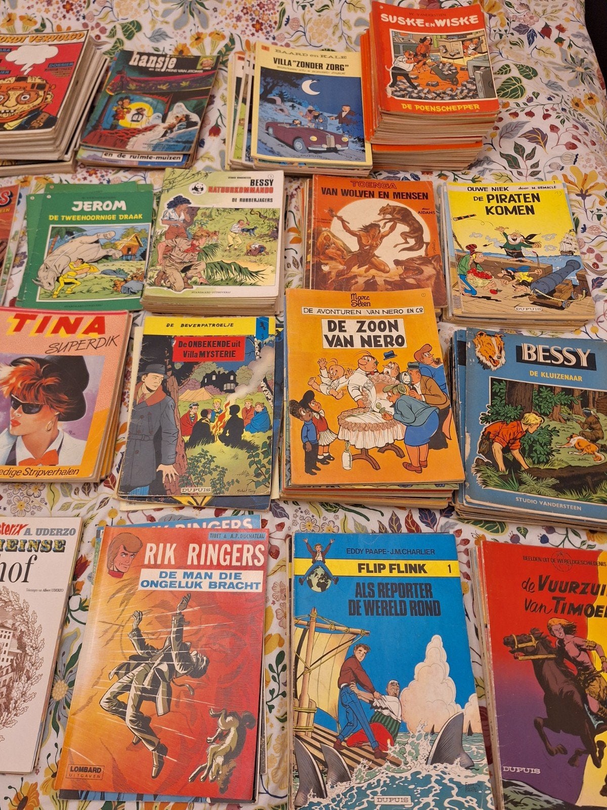 lot van 190 strips .., Ophalen of Verzenden