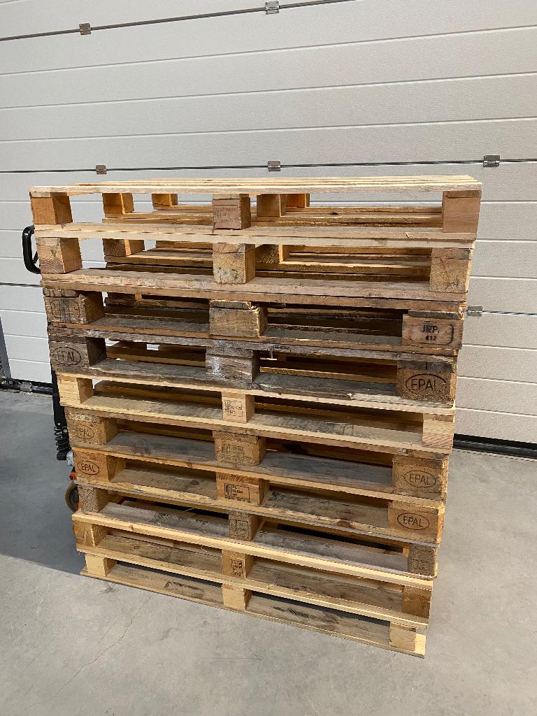 Palletten, Doe-het-zelf en Bouw, Hout en Planken, Ophalen, Gebruikt, Pallet