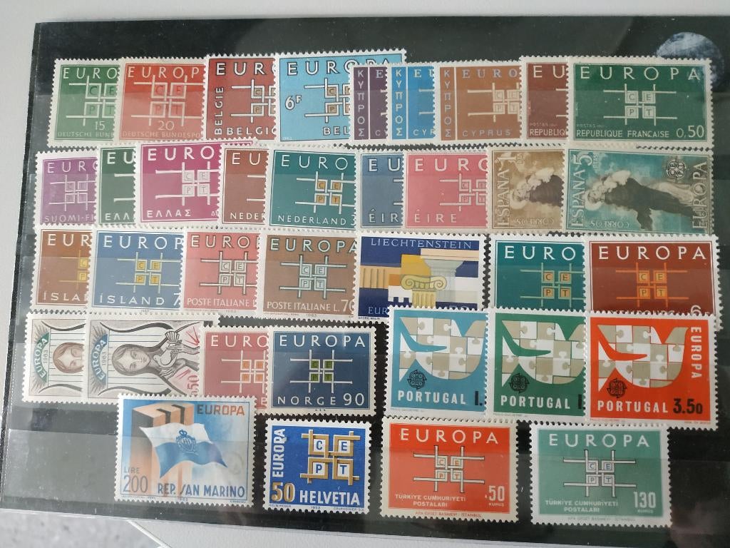 EUROPA CEPT VOLLEDIG JAAR 1963 MNH/POSTFRIS, Postzegels en Munten, Postzegels | Europa | België, Ophalen of Verzenden, Postfris