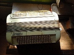 mooie accordeon, Ophalen, Met koffer