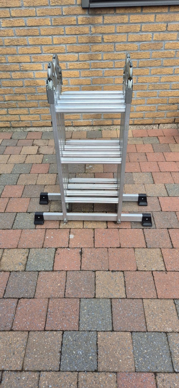 Vouwladder, Doe-het-zelf en Bouw, Ophalen, Zo goed als nieuw, Ladder, Opvouwbaar of Inschuifbaar