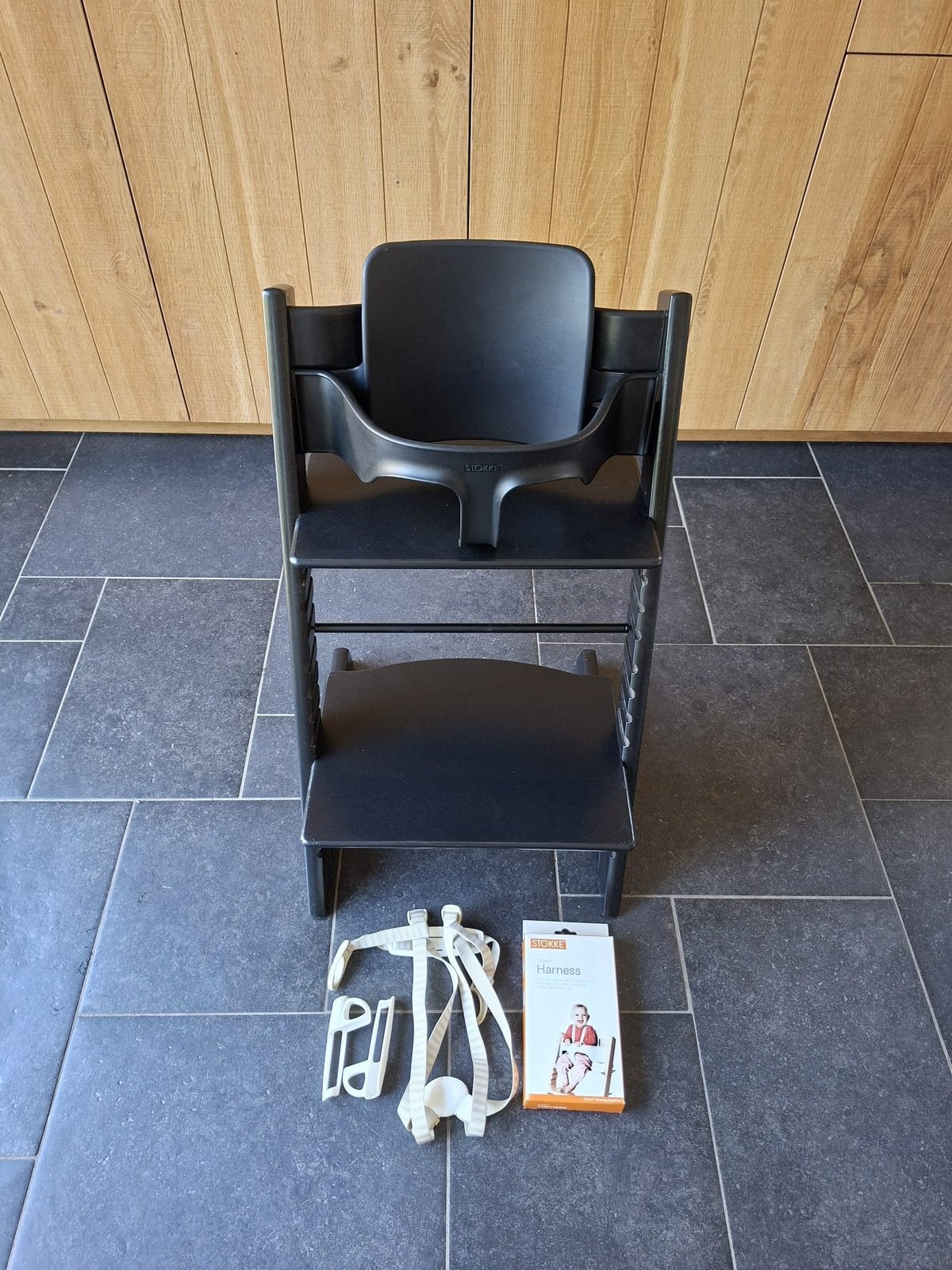 Trip trap Stokke, Kinderen en Baby's, Kinderstoelen, Ophalen, Gebruikt, Meegroeistoel, Gordel(s)