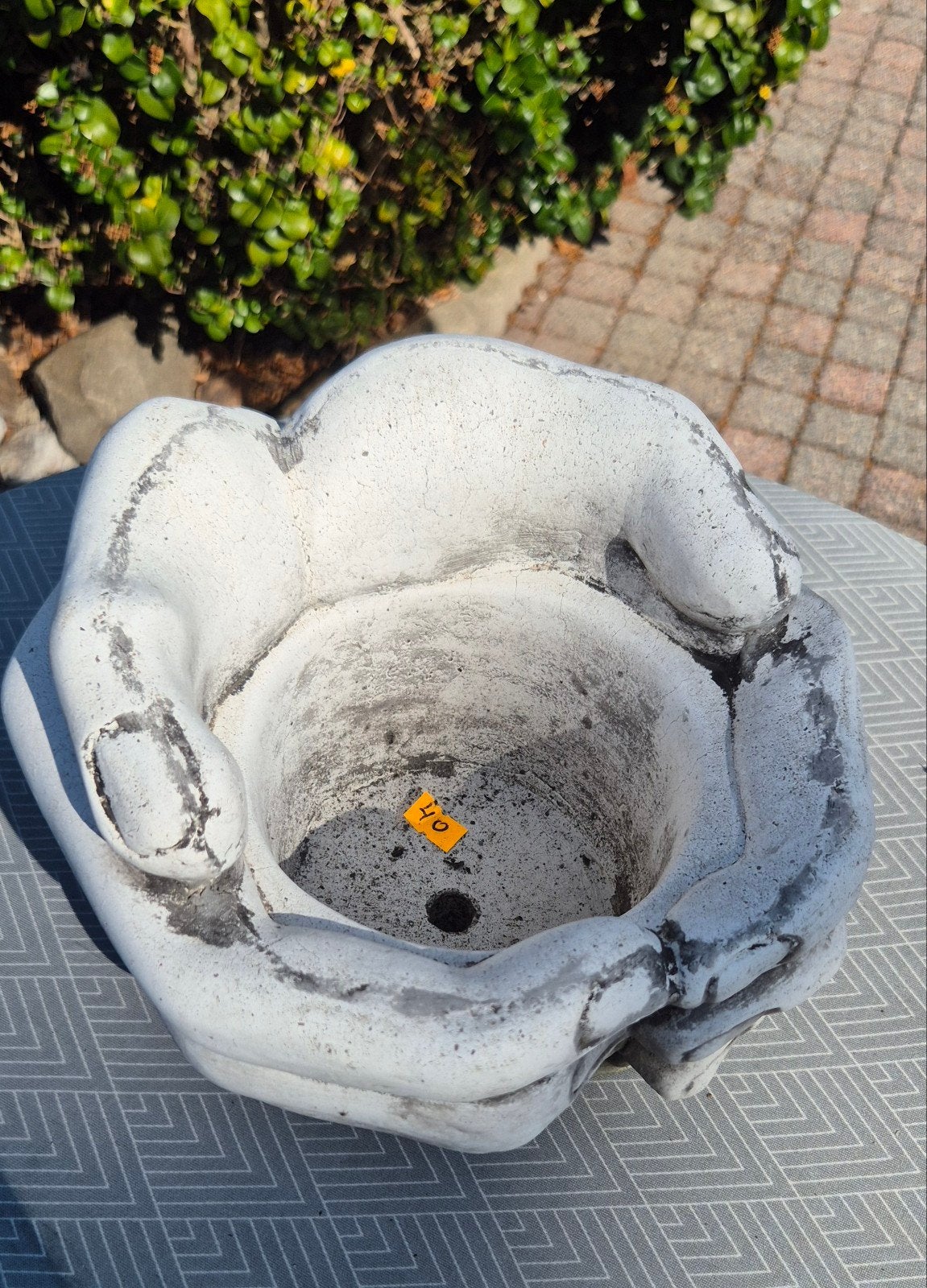 beton bloempotten met zuilen, Tuin en Terras, Ophalen, Nieuw, Beton, Overige typen