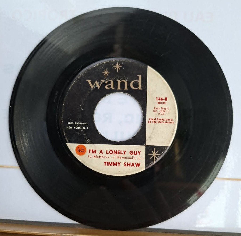 Popcorn Groove/Timmy Shaw - Ik ben een eenzame kerel, Gebruikt, Originele persing, 7 inch, Ophalen of Verzenden