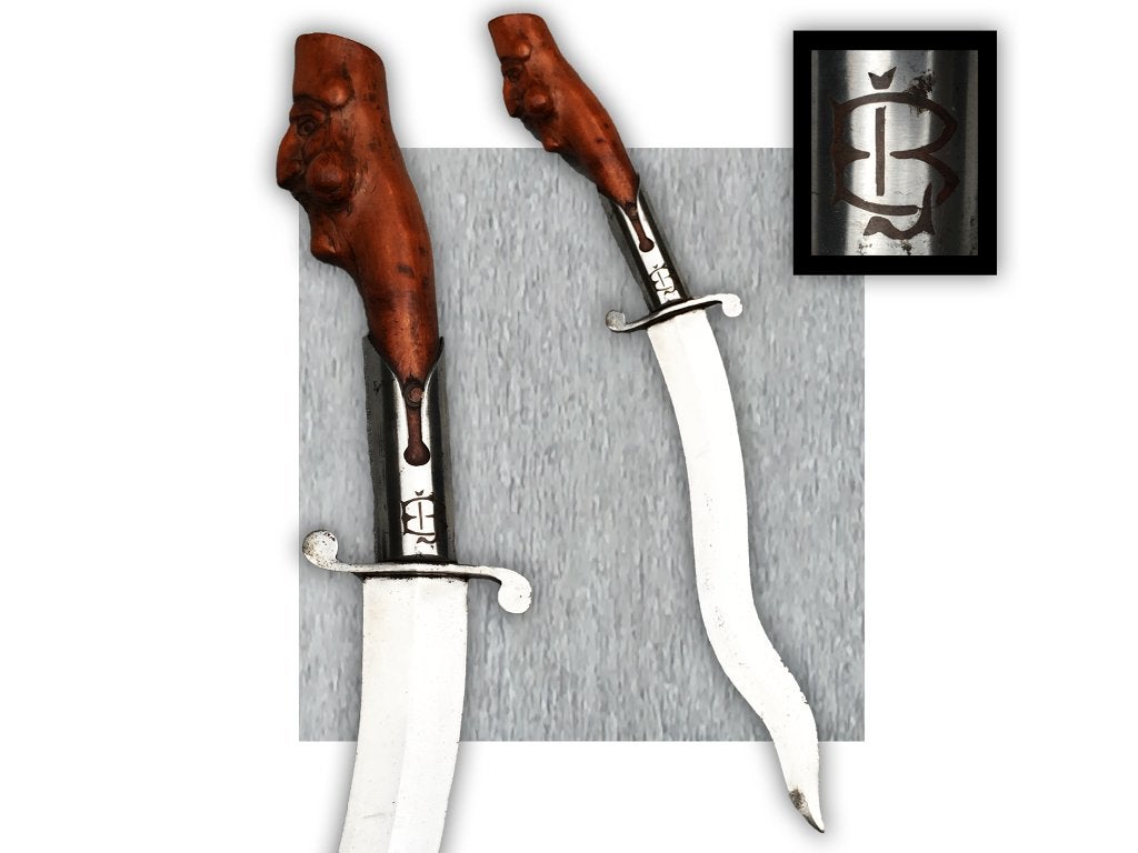 🚨Zeldzame KRIS HOOKED BLADE SWORD Indonesia XIX ORIGINEEL, Ophalen of Verzenden, Landmacht, Zwaard of Sabel