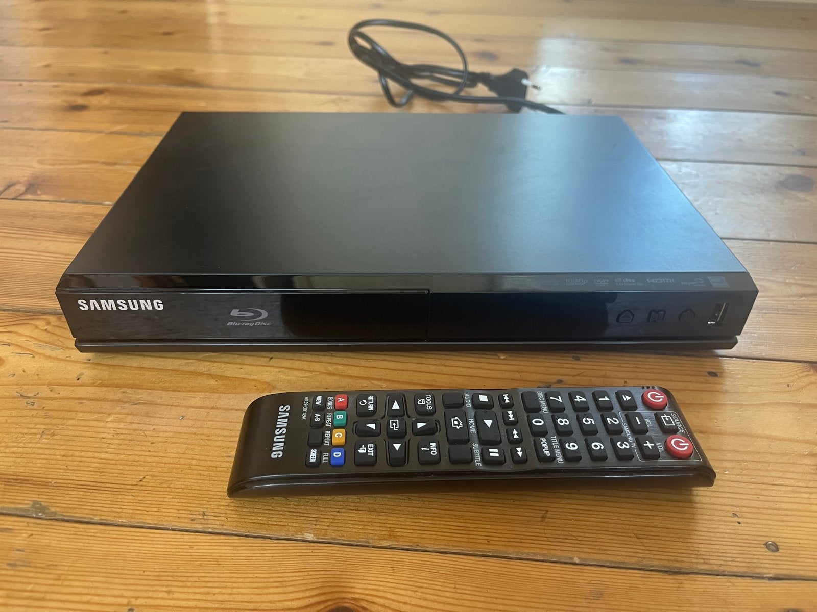 Lecteur Blu-ray Samsung BD-J4500R + télécommande, Enlèvement, Comme neuf, Samsung