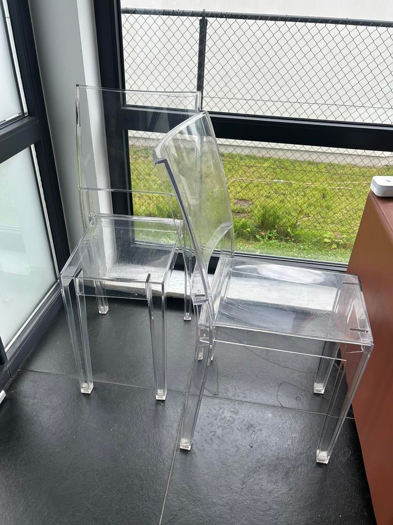 Kartell La Marie 2 stoelen, Huis en Inrichting, Ophalen, Zo goed als nieuw, Kunststof