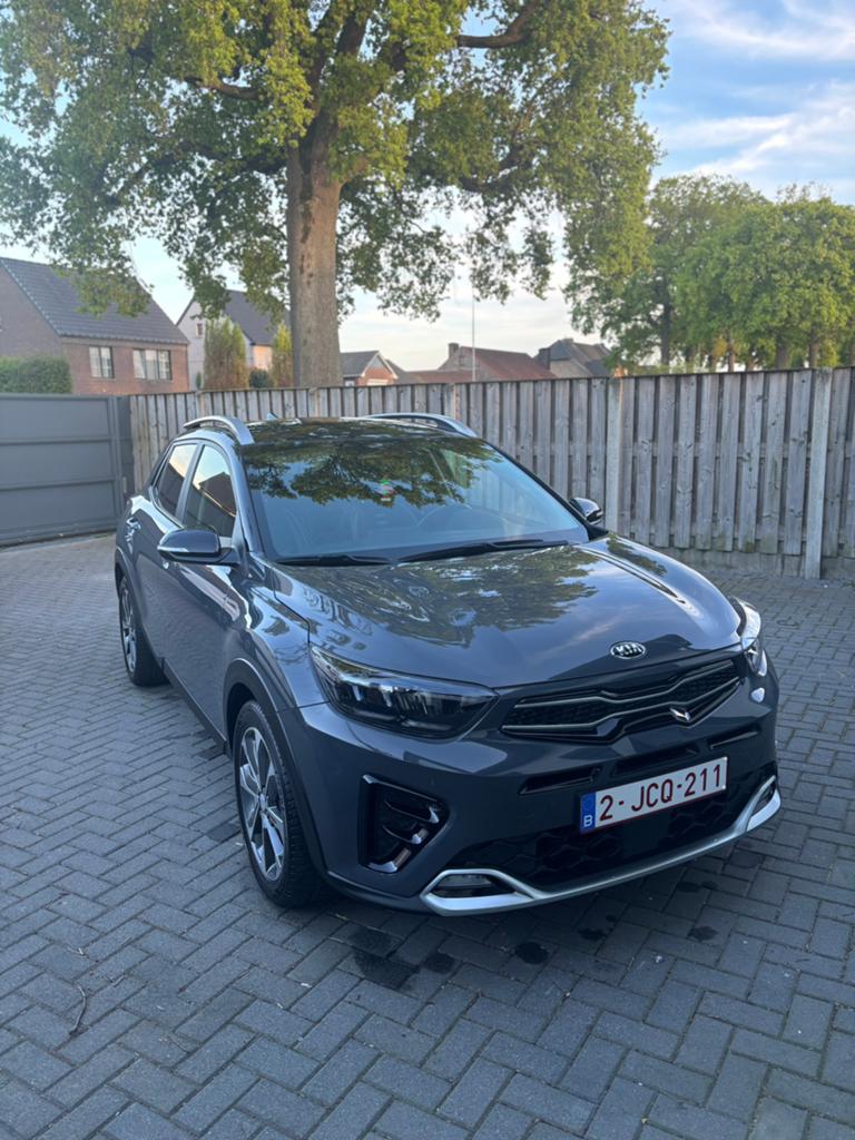 Kia stonic 1.0 T-GDI GT line MHEV automaat 120pk hybride, Autos, Kia, Argent ou Gris, Achat, Euro 6, Phares entièrement LED
