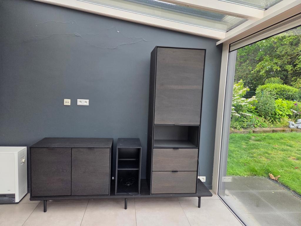 Xooon elements kastenset met platform kleur onyx, Ophalen