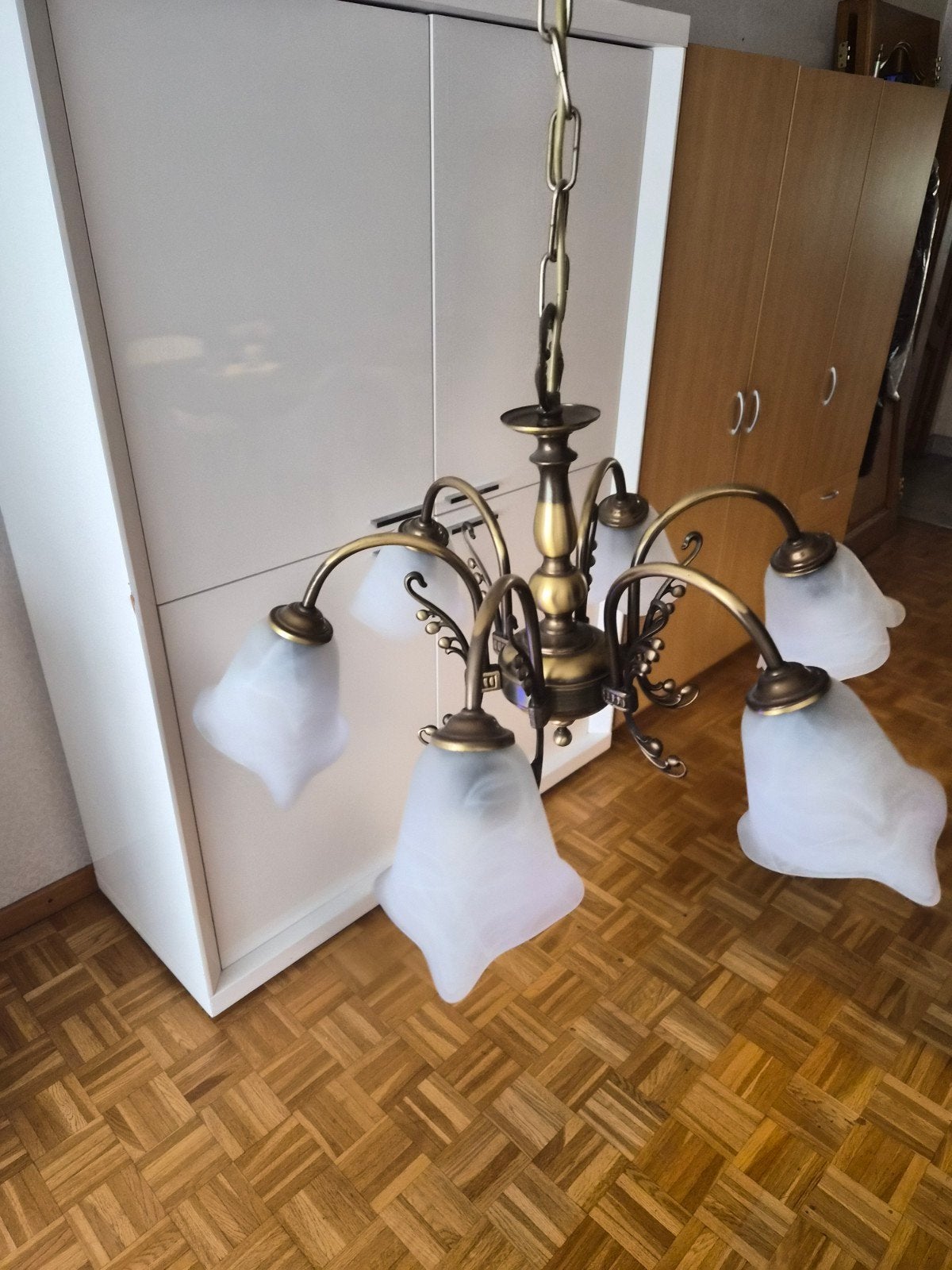 oude lamp, Ophalen, Gebruikt, Oud
