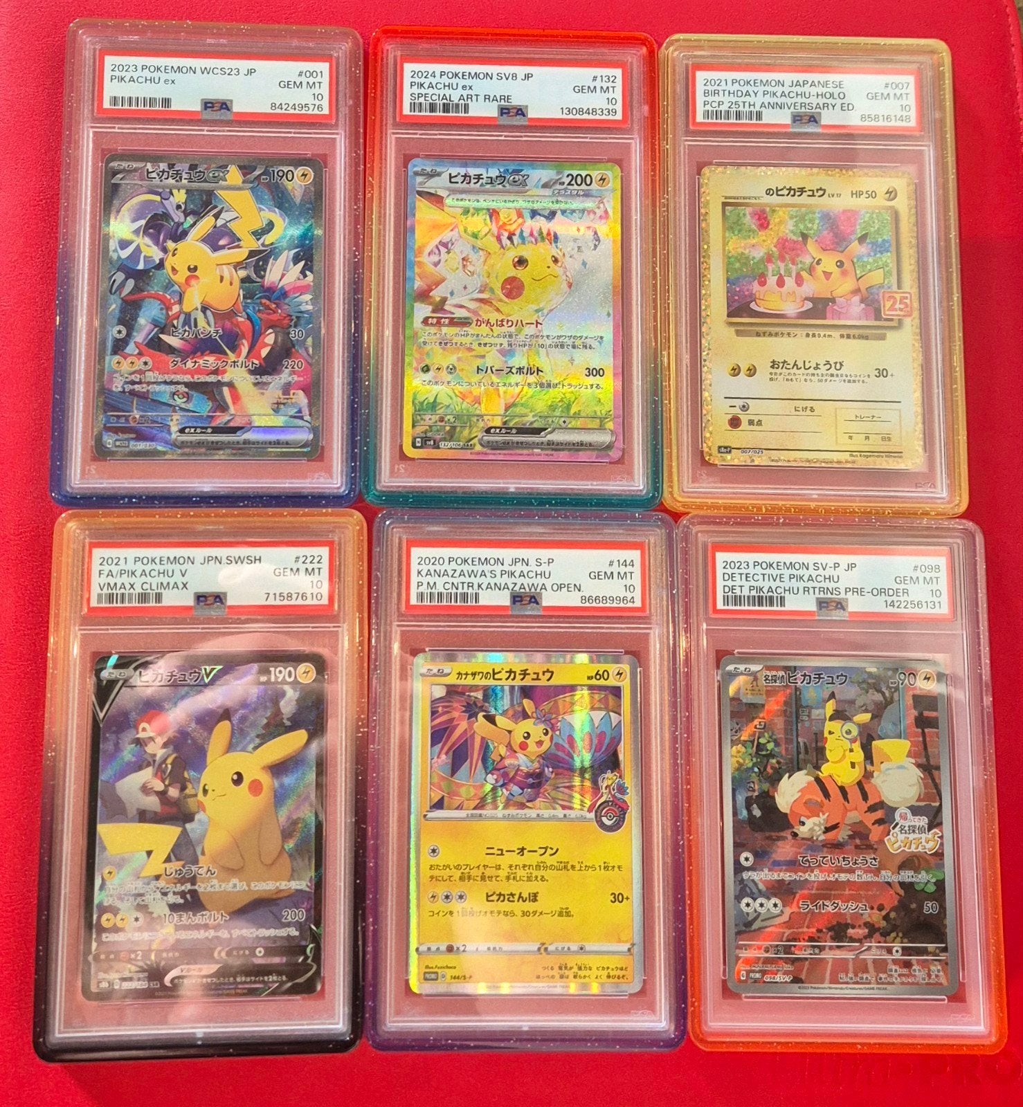 Pikachu slabs PSA10, Hobby en Vrije tijd, Ophalen of Verzenden