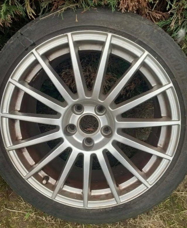 Audi velgen met banden, Auto-onderdelen, Ophalen, 18 inch, Gebruikt, Banden en Velgen