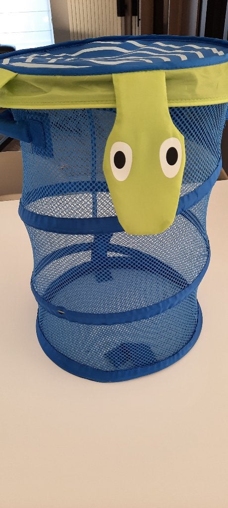 Opbergmand speelgoed, Ophalen of Verzenden, Zo goed als nieuw, Opbergmeubel, Met deksel