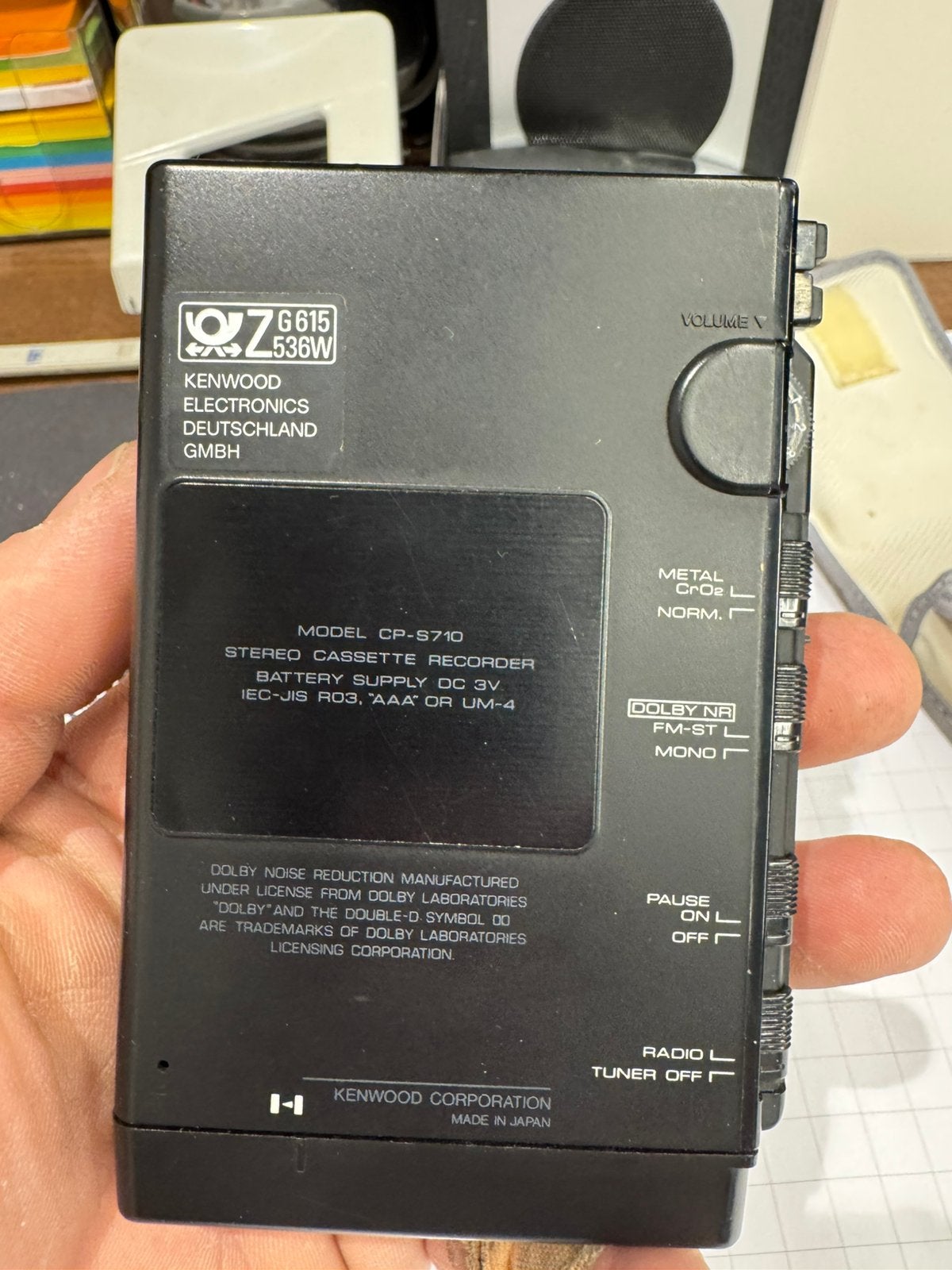 Walkman Kenwood CP-S710, Enlèvement, Walkman ou Baladeur