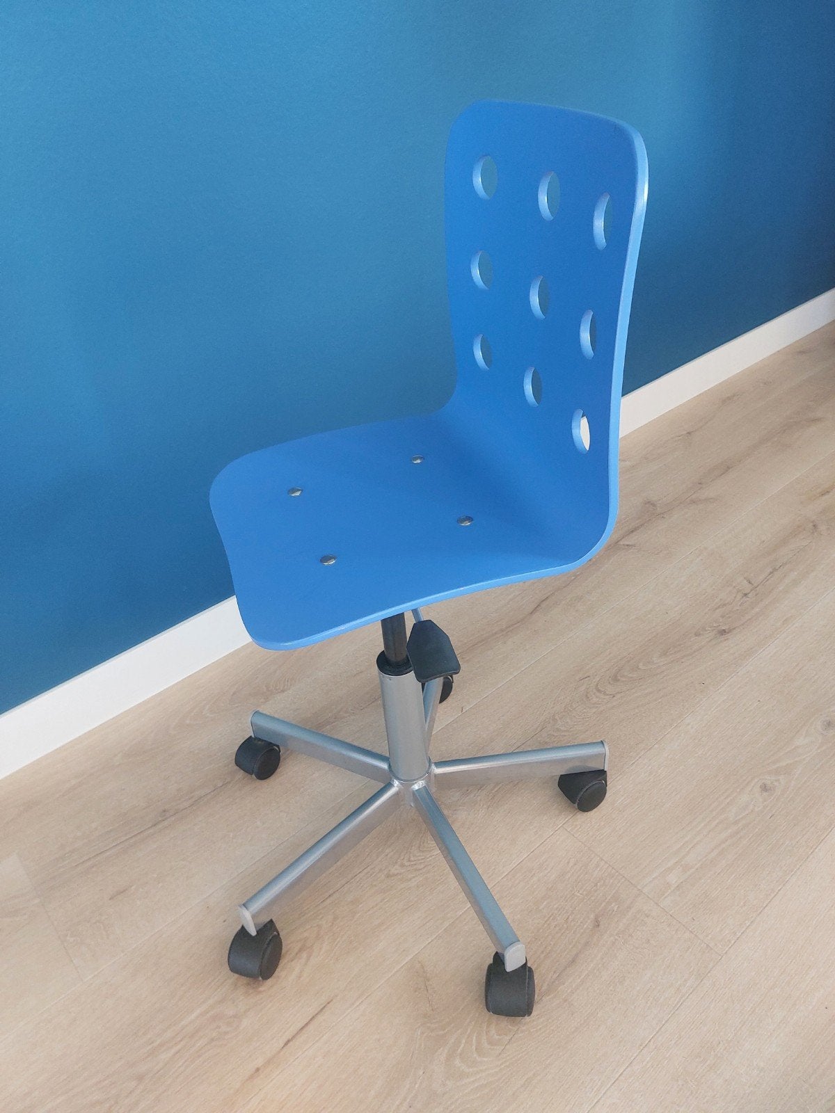Ikea bureaustoel Jules, Ophalen, Gebruikt, Blauw, Bureaustoel