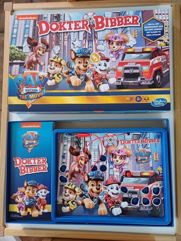 Paw patrol Dokter Bibber, Hobby en Vrije tijd, Een of twee spelers, Ophalen, Zo goed als nieuw, Hasbro gaming