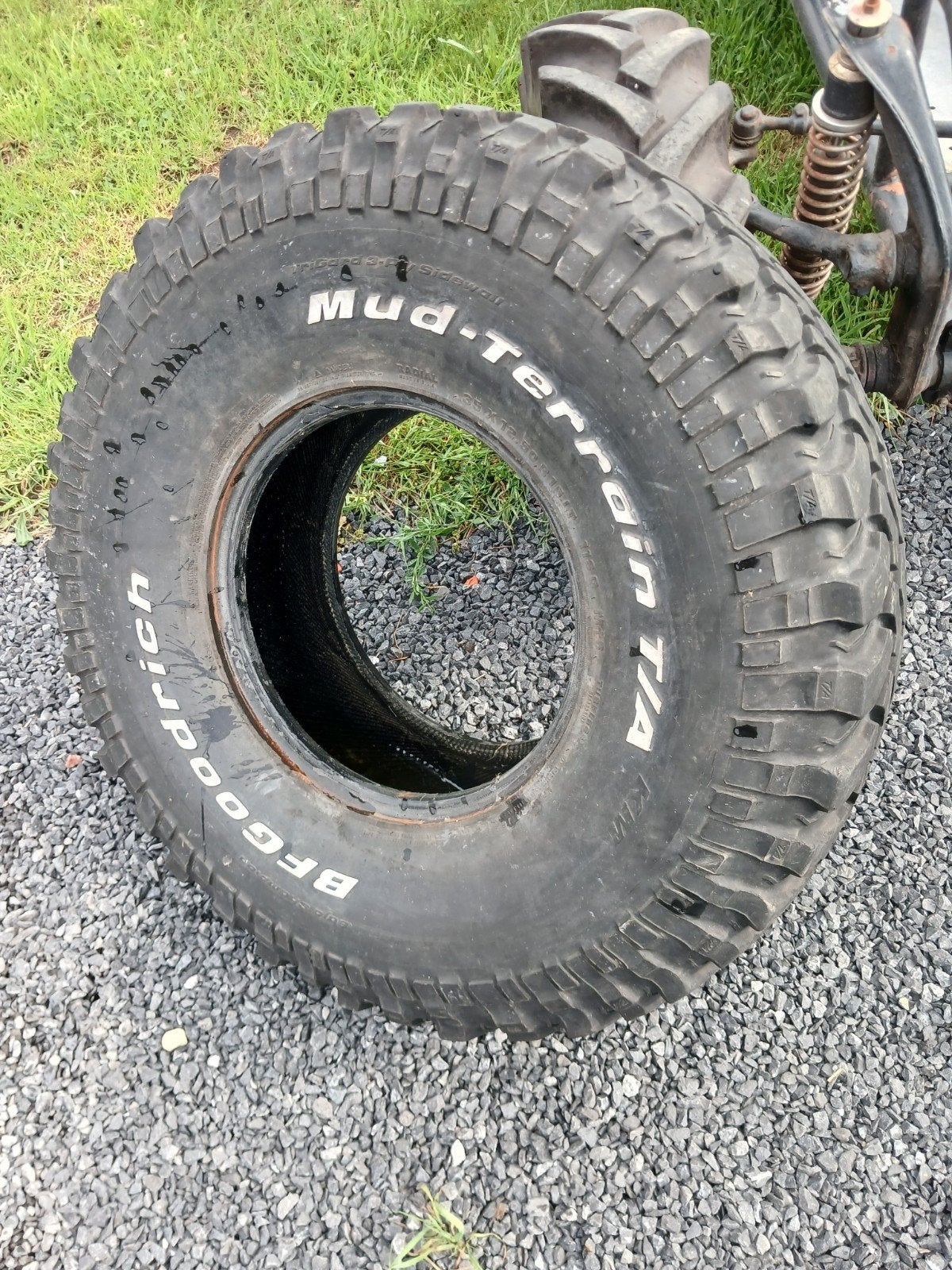 Bf goodrich mud terrain 35, Ophalen