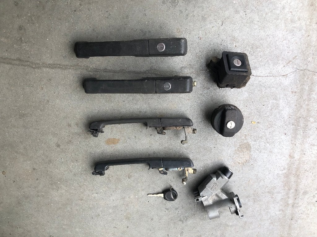Poignées de porte Volkswagen Passat B31, Autos : Pièces & Accessoires, Enlèvement, Volkswagen