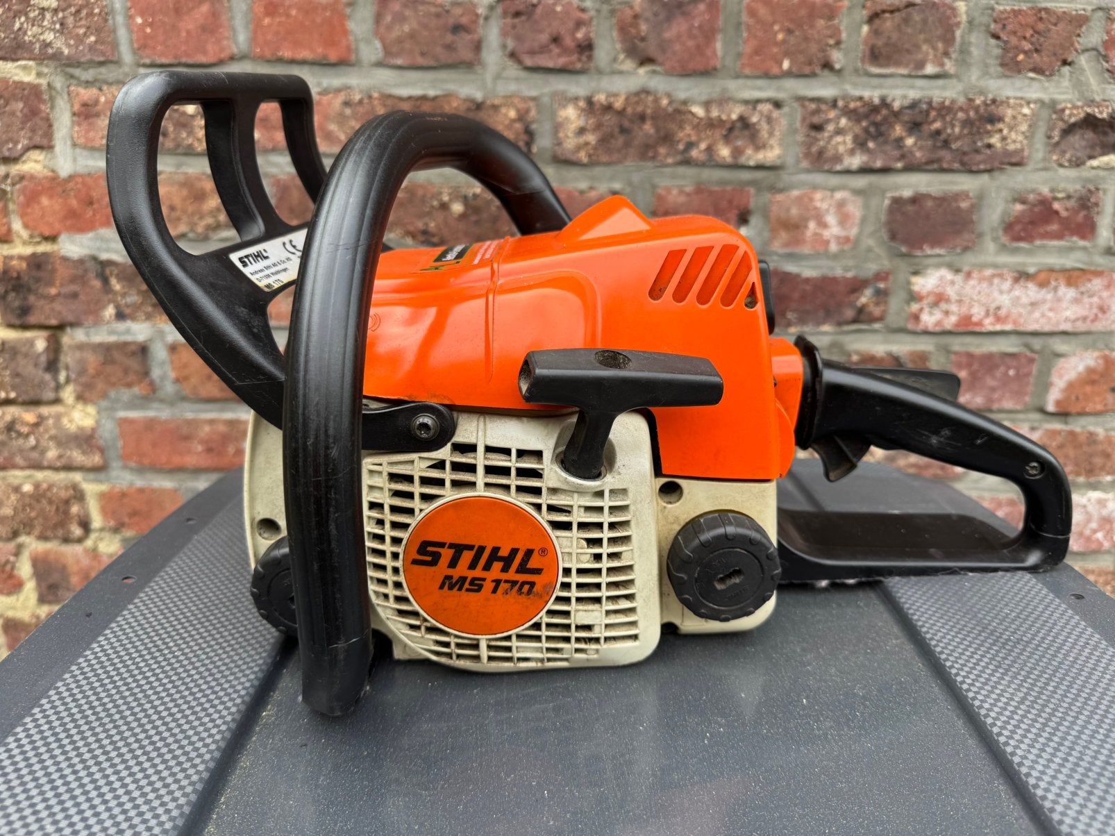 Stihl Ms170 kettingzaag, Tuin en Terras, Ophalen, Gebruikt