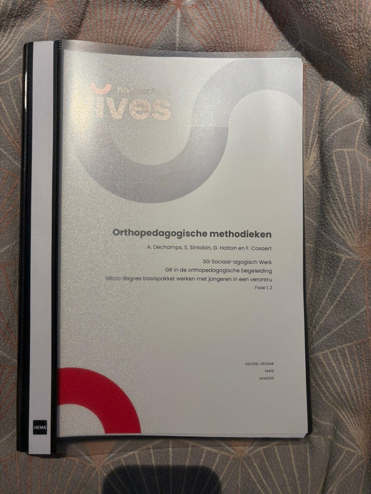 Curcus orthopedagogische methodieken, Boeken, Ophalen of Verzenden, Nieuw, Hogeschool
