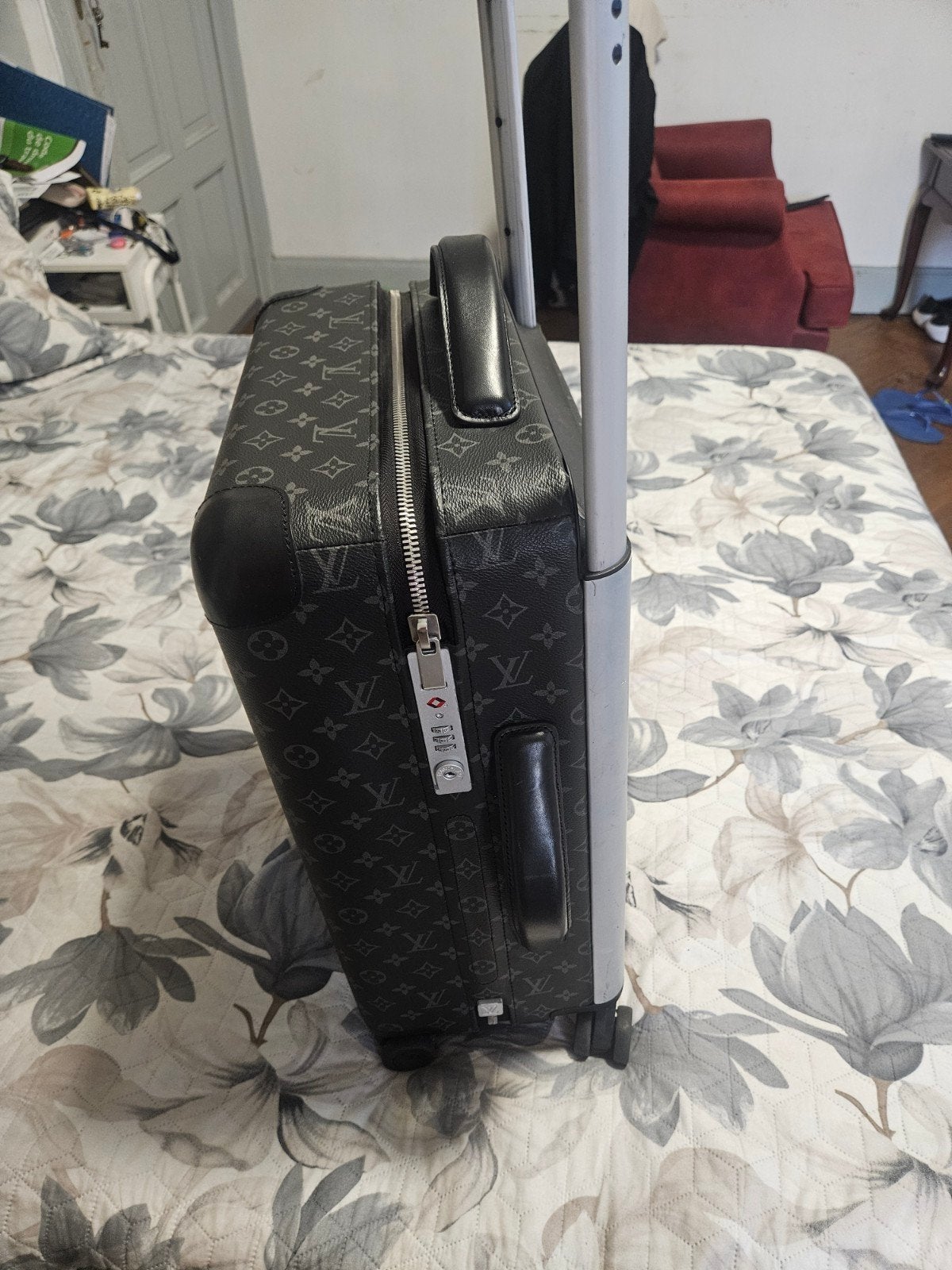 Valise cabine Louis Vuitton monogram, Enlèvement, Utilisé, 50 à 60 cm, 35 à 45 cm