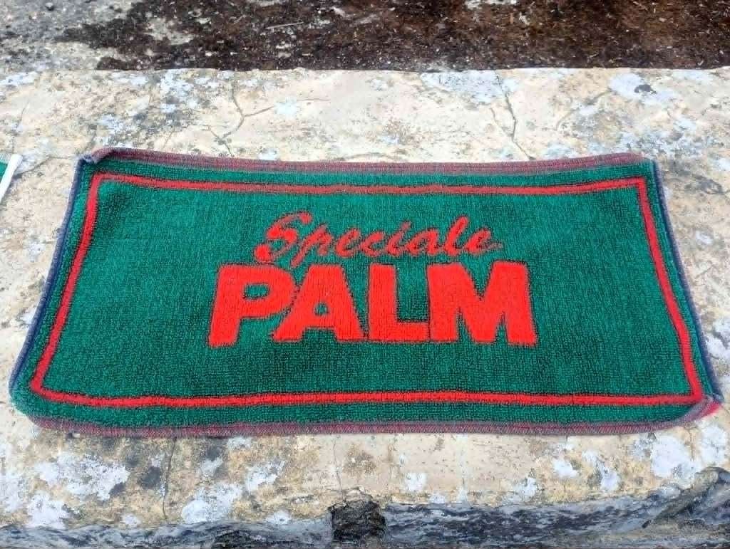 Bierbarmat voor de brouwerij Special Palm, Verzamelen, Biermerken, Ophalen of Verzenden, Gebruikt, Reclamebord, Plaat of Schild
