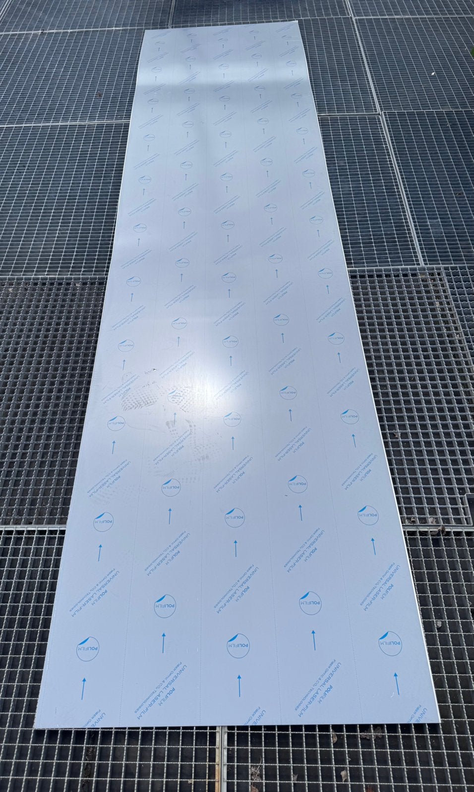 nieuwe RVS 316 plaat met folie 400 cm x 100 cm x 1 mm, Doe-het-zelf en Bouw, Ophalen, Nieuw