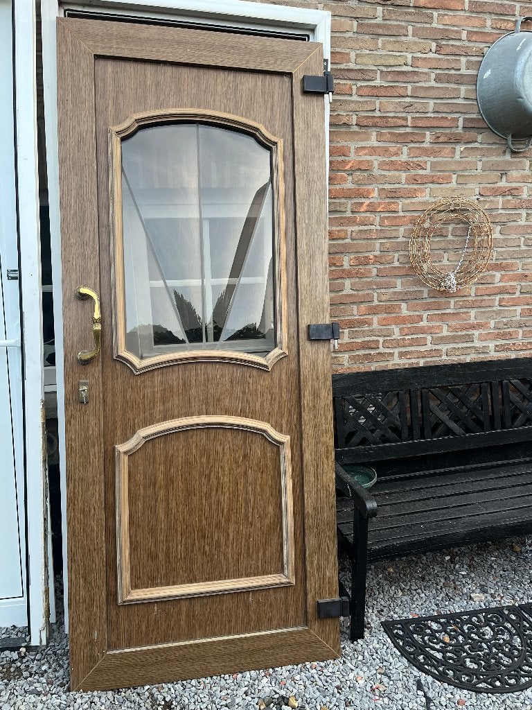 Buitendeur, Ophalen, Gebruikt, Kunststof, Buitendeur