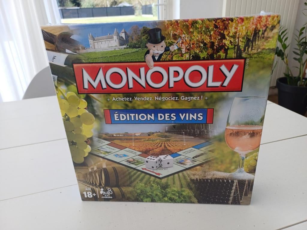 Nouvelle édition Monopoly Des vins, Enlèvement ou Envoi