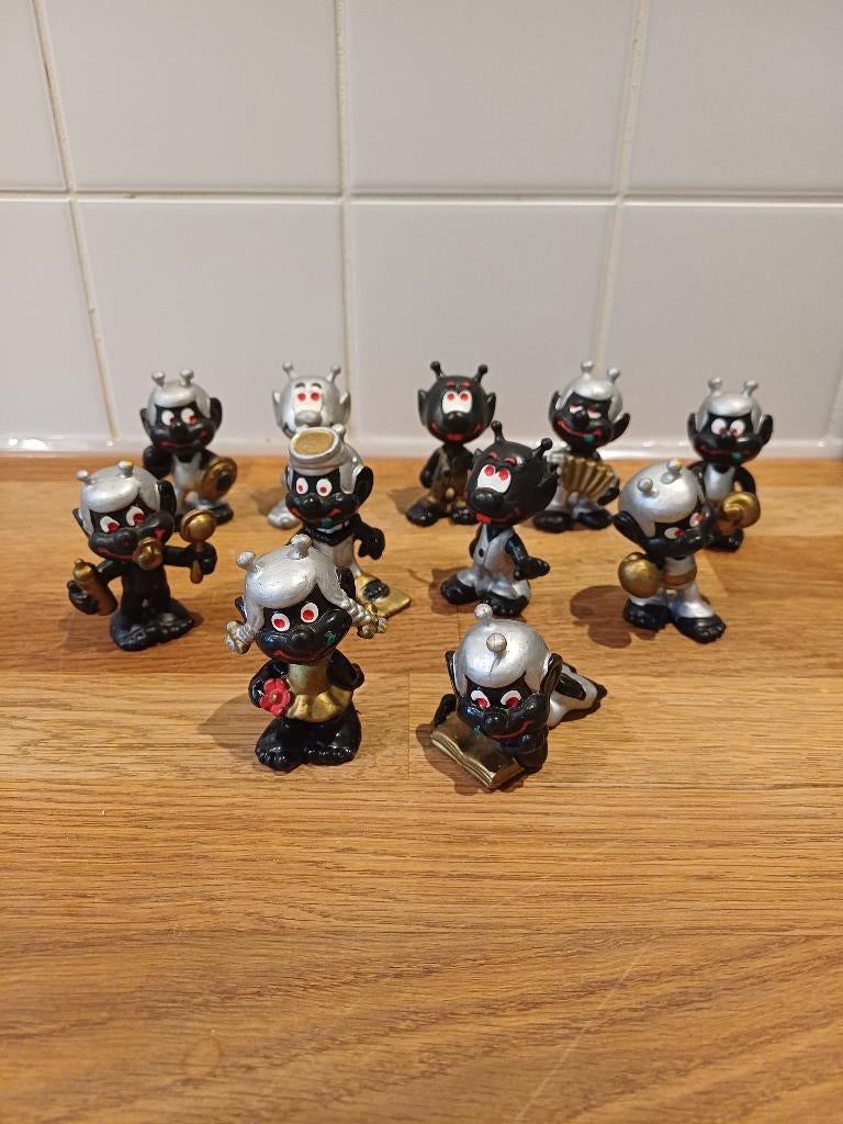 Bully Astrosniks zwart/zilver/goud (Black Sniks) W. Germany, Verzamelen, Poppetjes en Figuurtjes, Ophalen, Zo goed als nieuw