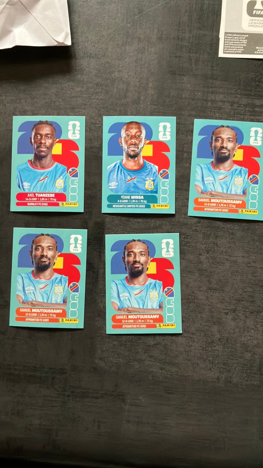 Stickers Panini Coupe du Monde 2026 Congo, Enlèvement ou Envoi, Neuf