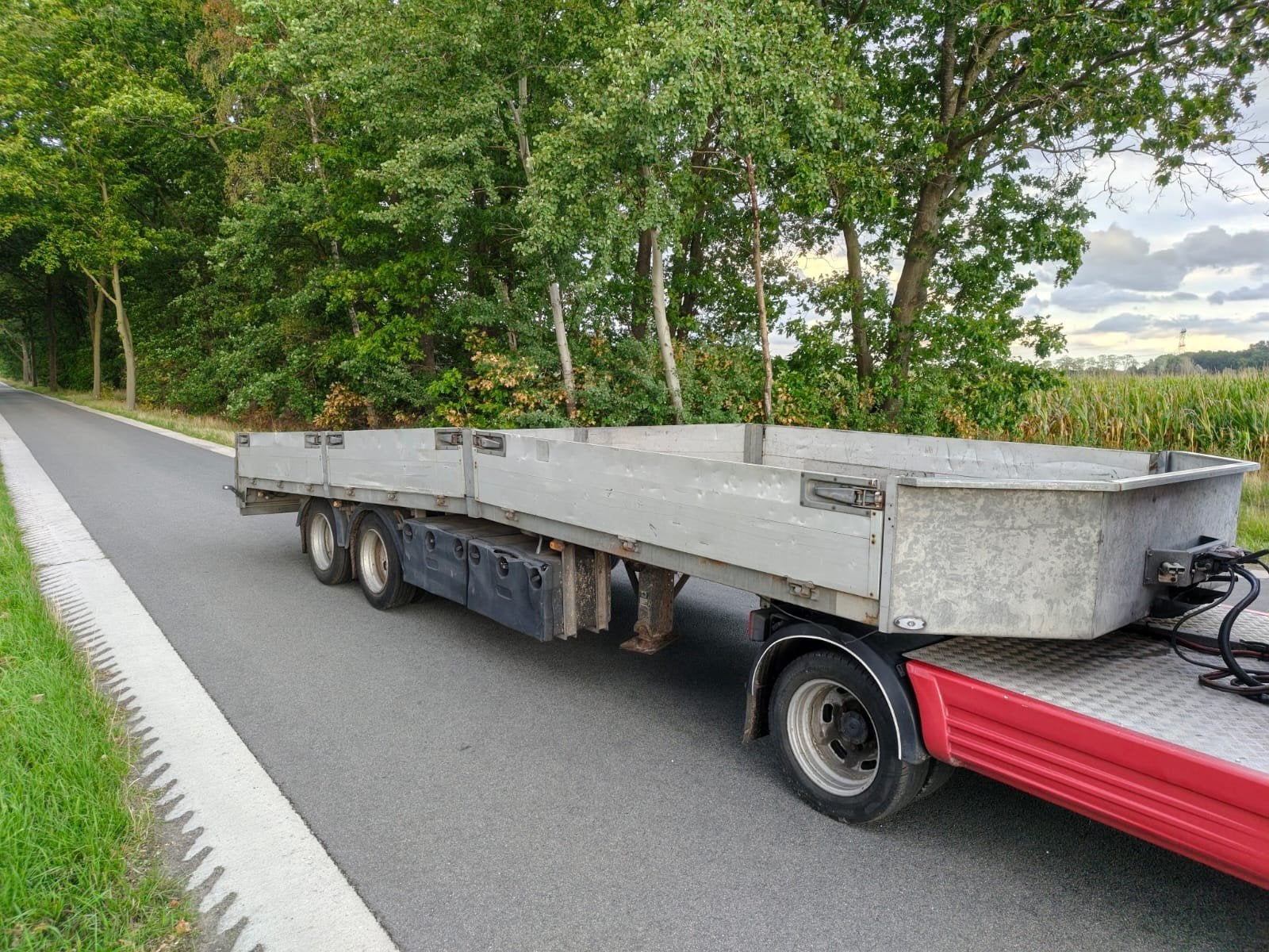 REMORQUE AWB/CHARGEUR SURBAISSÉ BE- COMBI, Enlèvement ou Envoi, Utilisé