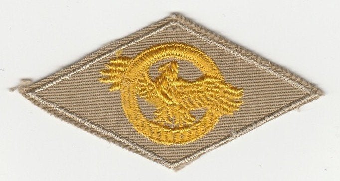 Embleem Honorable Discharge (The Ruptured Duck)- WO2 US Army, Envoi, Armée de terre, Emblème ou Badge