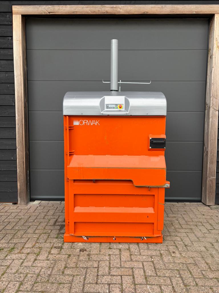 Orwak 3120 | 230 volt | Papierpers | Balenpers | Plasticpers, Zakelijke goederen, Ophalen of Verzenden