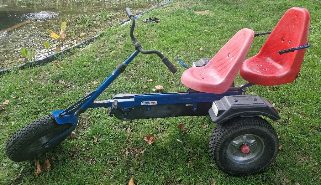 Duozit skelter met kar van Mammoet, Kinderen en Baby's, Ophalen, Gebruikt, Mammoet, Duozit