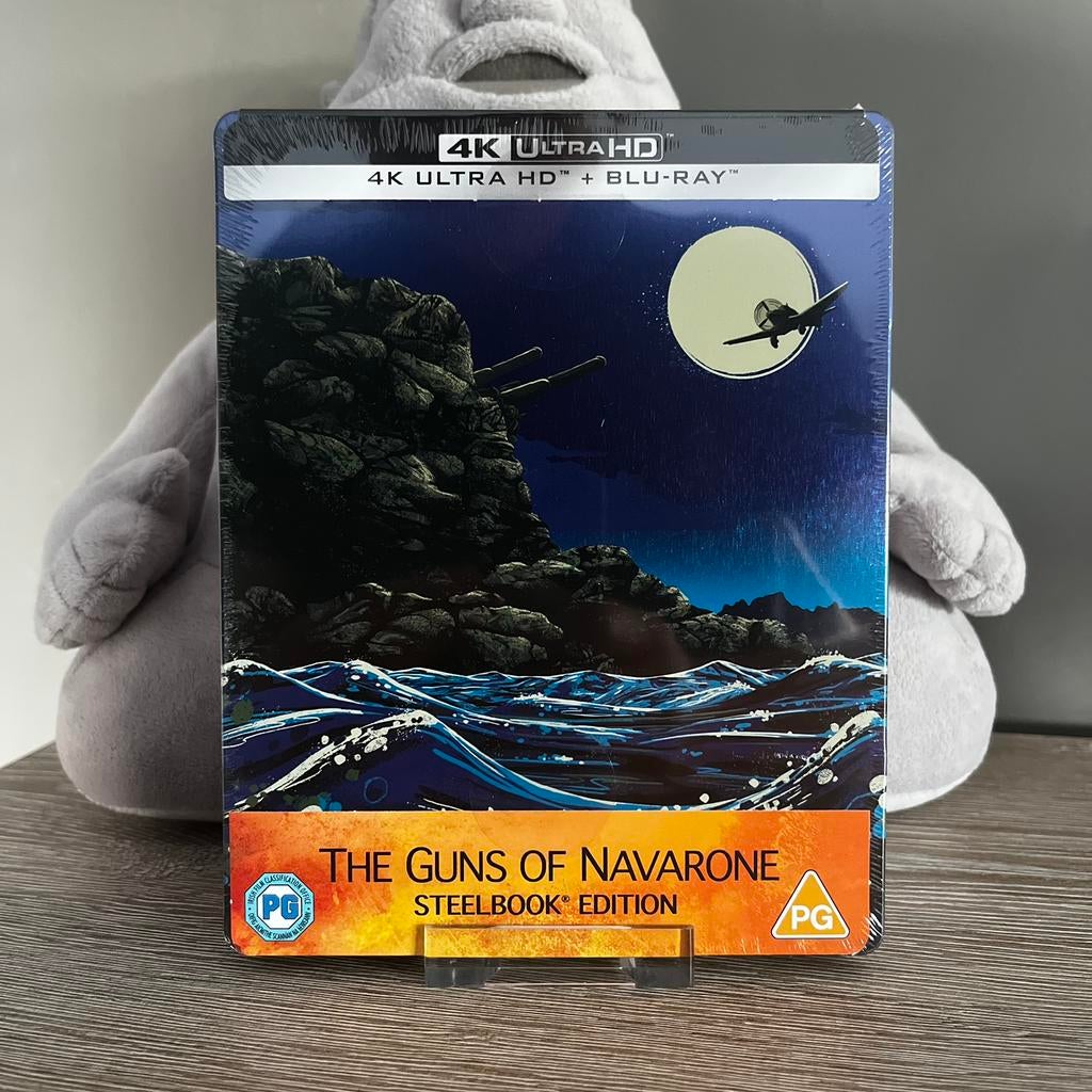 The Guns of Navarone - 4K Ultra HD + Blu-ray Steelbook New, Ophalen of Verzenden, Nieuw in verpakking, Klassiekers