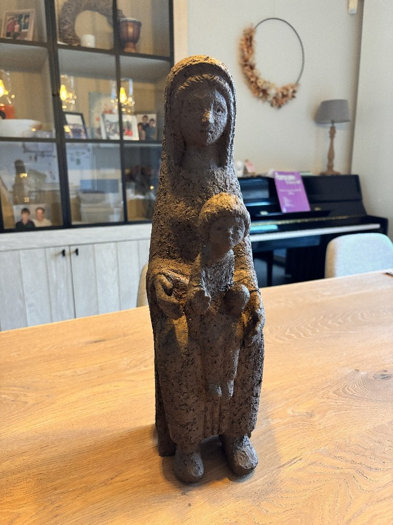 Beeldje Madonna met Kind, Antiek en Kunst, Ophalen