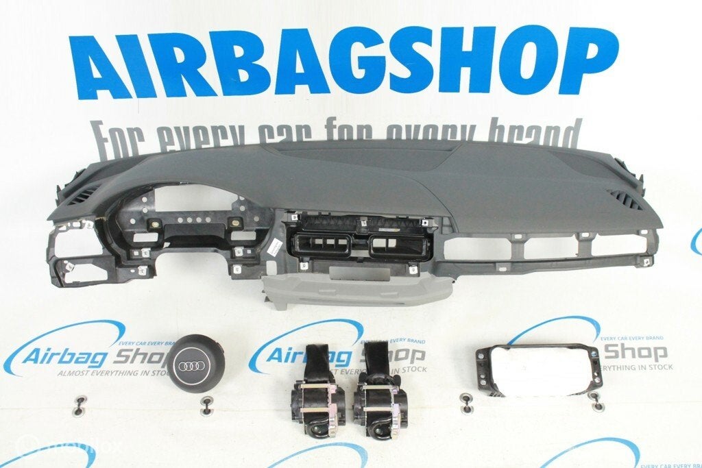 Airbag kit Tableau de bord gris clair Audi A4 B9 8W, Enlèvement ou Envoi, Utilisé